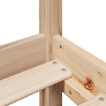 vidaXL Cadre de lit avec tête de lit 180x200 cm bois de pin massif
