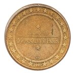 Mini médaille monnaie de paris 2007 - amis de la réserve africaine de sigean