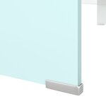 vidaXL Meuble TV/Support pour moniteur 100x30x13 cm verre vert