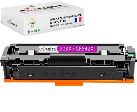 1 toner compatible hp 203x cf543x magenta