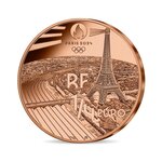 Jeux Olympiques de Paris 2024 - Monnaie de 1/4€ - Relais de la Flamme Olympique