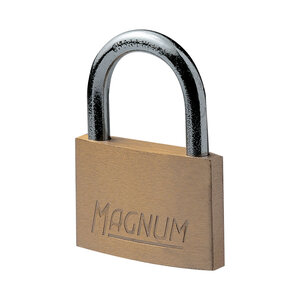 Cadenas Magnum en Laiton Massif et à Clé Doré 6 6 x 5 x 1 1 cm