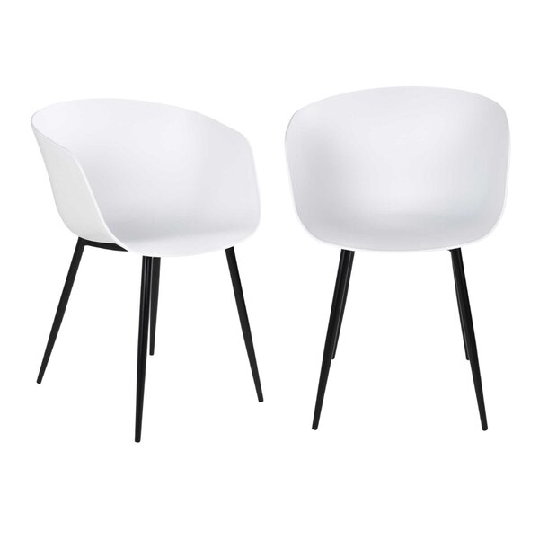 4 Fauteuils en polypropylène blanc RODA