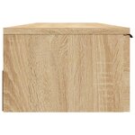 vidaXL Armoire murale Chêne sonoma 102x30x20 cm Bois d'ingénierie