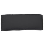 vidaXL Set de coussins pour palette 2 pièces en tissu Oxford noir