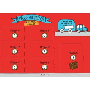 Chasse au trésor dans la voiture 7 défis