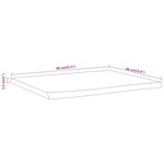 vidaXL Dessus de table 80x60x2 5 cm rectangulaire bois massif acacia