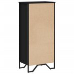 vidaXL Bibliothèque noir 50x31x106 cm bois d'ingénierie
