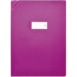Protège-cahier PVC 150 Strong Line 24x32 cm opaque Violet OXFORD