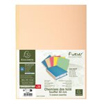 Paquet De 25 Chemises Dos Toilé Forever® 320g/m2 - 24x32cm - Couleurs Assorties - Exacompta