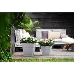 Vibia Campana Bac à fleurs Carré 37 - Gris Ø 36 x 36 cm
