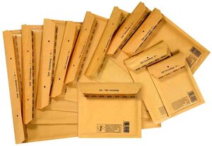 Tap enveloppe d'expéditon à bulles d'air comebag, type k20, lot de 100