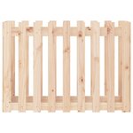 vidaXL Lit surélevé de jardin design de clôture 100x50x70cm pin massif