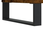 vidaXL Armoire de bain chêne fumé 58x33x60 cm bois d'ingénierie