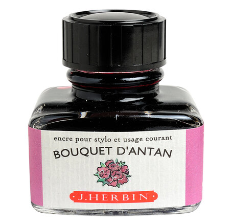 Encre traditionnelle à stylo en flacon 'D' 30ml Bouquet d'antan HERBIN