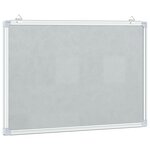 vidaXL Tableau blanc magnétique 60x40x1 7 cm aluminium