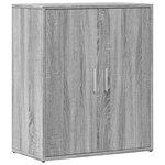 vidaXL Buffet sonoma gris 60x31x70 cm bois d'ingénierie