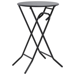 vidaXL Table de Jardin Anthracite 50 x 50 x 72 cm Acier
