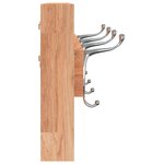 vidaXL Cintre mural 42x8 5x14 cm Bois massif de noyer