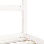 vidaXL Cadre de lit pour enfants blanc 80x200 cm bois de pin massif