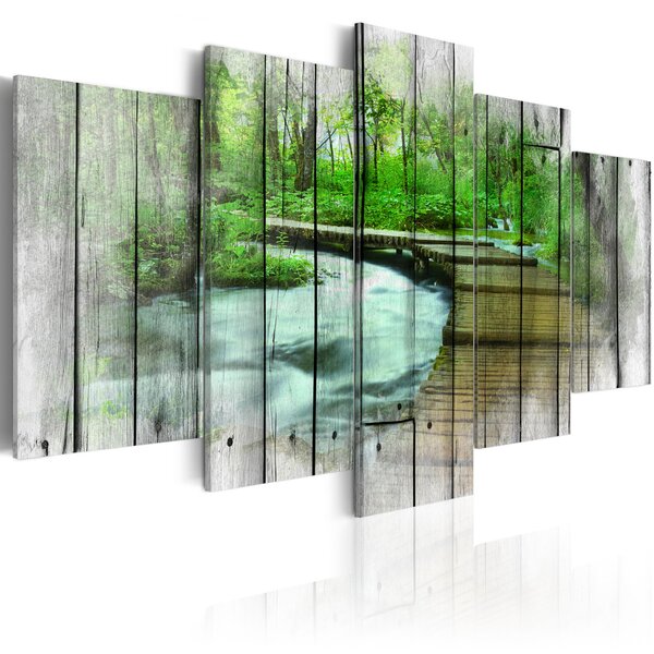 Tableau - forest of secrets l x h en cm 200x100