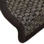 vidaXL Tapis d'escalier autocollants 15 Pièces 56x17x3 cm Anthracite