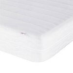 vidaXL Matelas en mousse blanc 90x220 cm dureté H2 H3