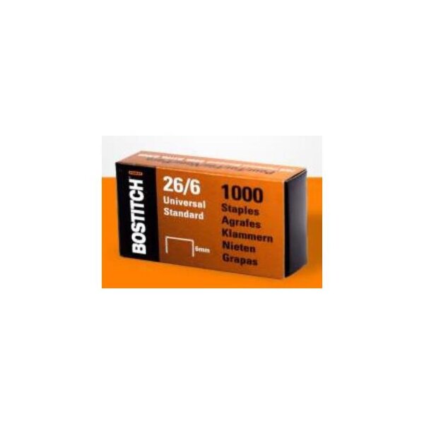 Boite de 5000 agrafes 26/6 Standard BOSTITCH