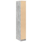 vidaXL Garde-robe gris béton 30x50x200 cm bois d'ingénierie
