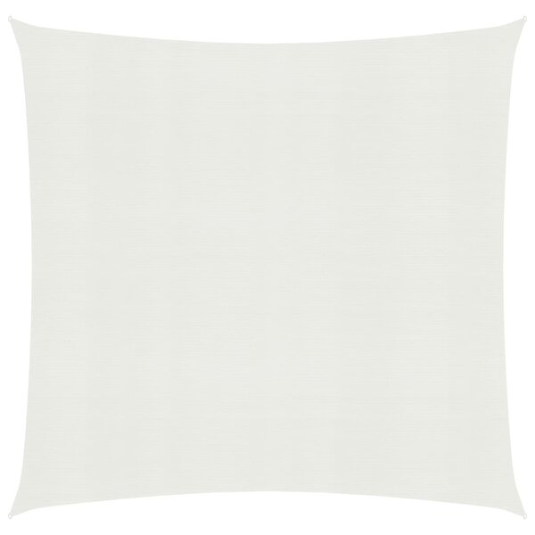 vidaXL Voile d'ombrage 160 g/m² Blanc 2 5x2 5 m PEHD