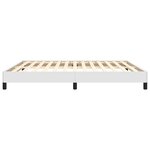 vidaXL Cadre de lit Blanc 180x200 cm Similicuir