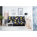 Clic clac 3 places -Canyon Bleu - Couchage 125 x 190 cm - 190 x 92 x 96 cm