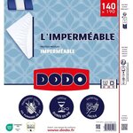 Protège matelas imperméable - 140 x 190 cm - Coton/Polyester
