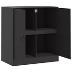 vidaXL Buffet noir 67x39x73 cm acier