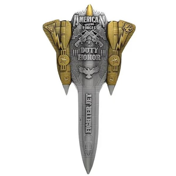 Pièce de monnaie en Argent 10000 Francs g 62.2 (2 oz) Millésime 2024 Weapons of War FIGHTER JET