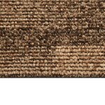 vidaXL Carreaux de tapis de sol 20 Pièces 5 m² Marron