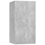 vidaXL Ensemble de meubles TV 5 Pièces Gris béton Bois d'ingénierie