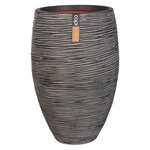 Capi Pot à fleurs Nature Rib élégant Deluxe 45x72 cm Anthracite