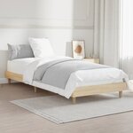 vidaXL Cadre de lit sans matelas chêne sonoma 75x190 cm