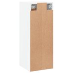 vidaXL Armoire murale blanc 34 5x34x90 cm bois d'ingénierie