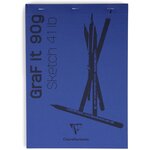 Bloc Agrafé GraF'it 80 Feuilles Dessin Croquis Uni 10 5x14 8 cm 90g Couleur Aléatoire CLAIREFONTAINE