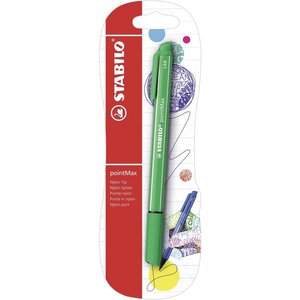Blister de 1 stylo-feutre stabilo pointmax - vert x 10 stabilo