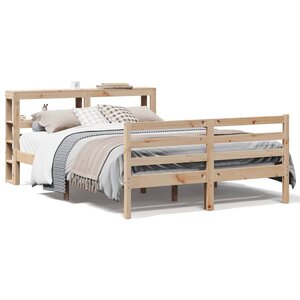 vidaXL Cadre de lit sans matelas 120x200 cm bois de pin massif