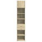 vidaXL Armoire de rangement mince chêne sonoma 45x42 5x225 cm