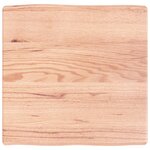 vidaXL Dessus de table bois massif traité bordure assortie