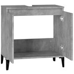 vidaXL Meuble d'évier gris béton 58x33x60 cm bois d'ingénierie