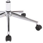 vidaXL Chaise pivotante de bureau Marron Similicuir