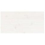 vidaXL Dessus de table blanc 80x40x2 5 cm bois de pin massif