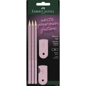 Kit d'écriture SLEEVE rose FABER-CASTELL