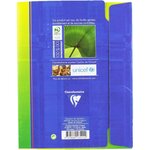 Etui de 100 Feuillets mobiles couleur 17x22cm 200p (25x4 coul.assorties) séyès CLAIREFONTAINE